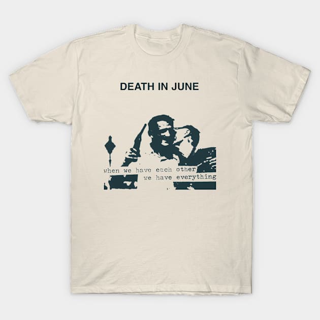 Death In June Original Aesthetic Tribute 〶 T-Shirt by Terahertz'Cloth